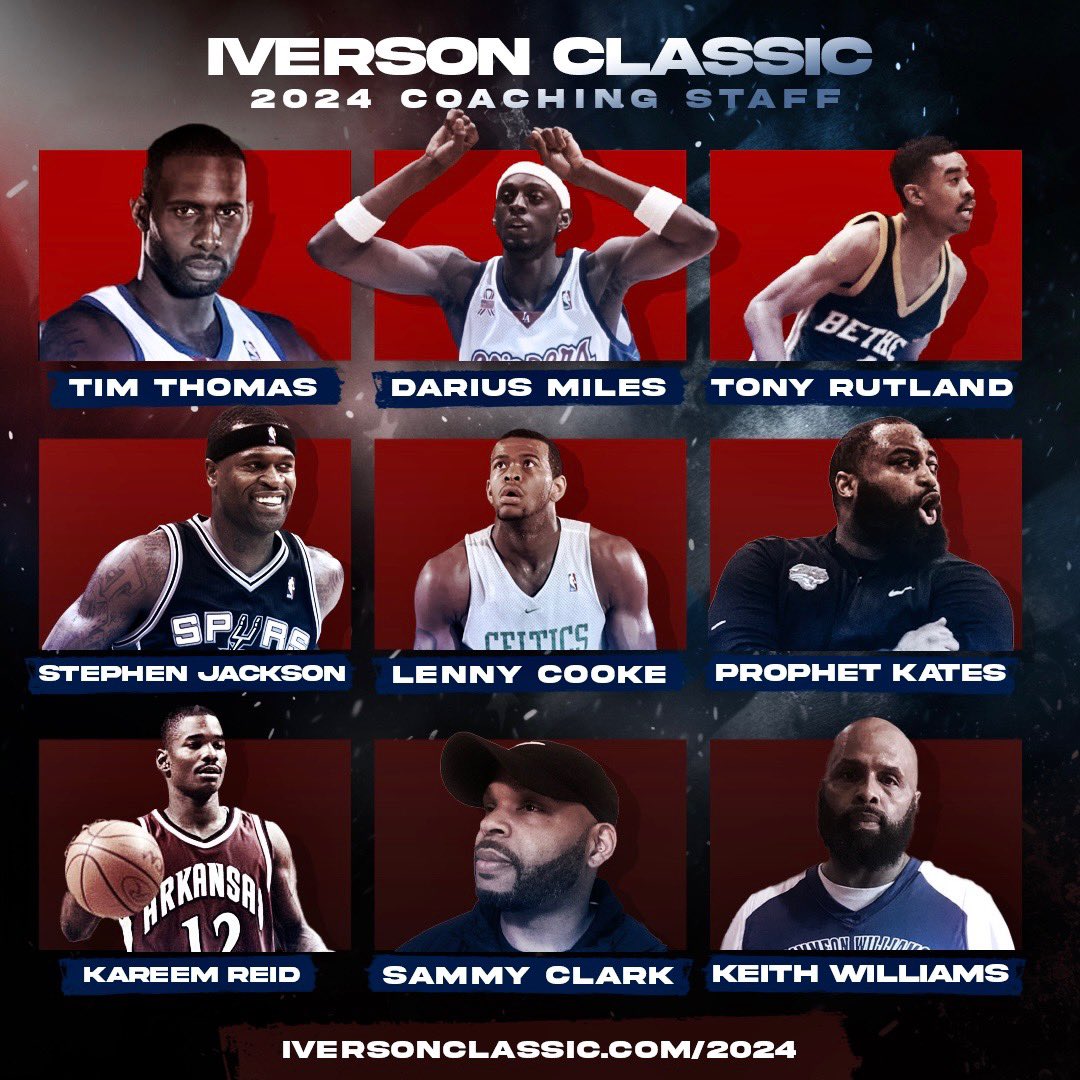 Honor to be one of the coaches for the @alleniverson Classic.