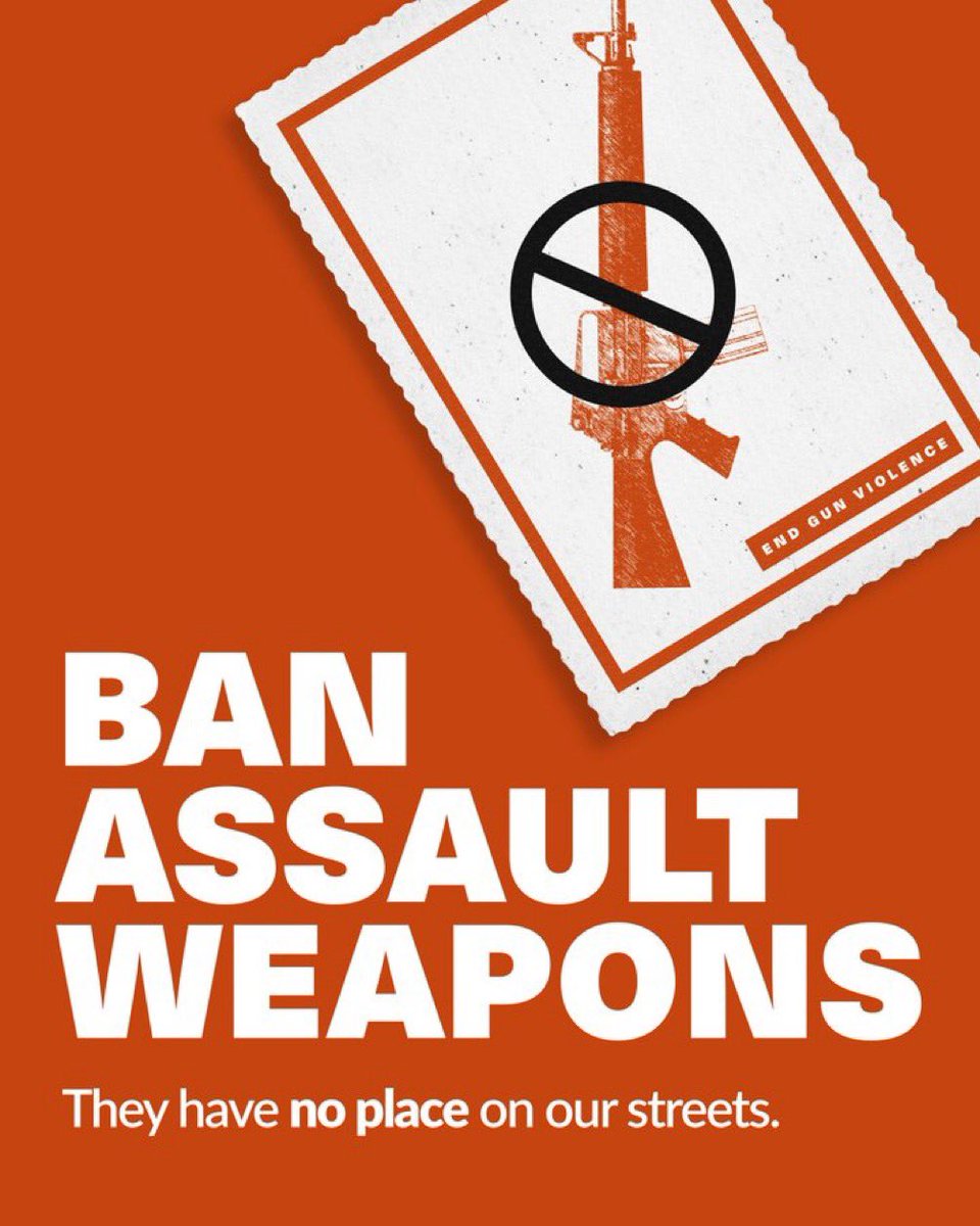 @POTUS Congress must ban assault weapons