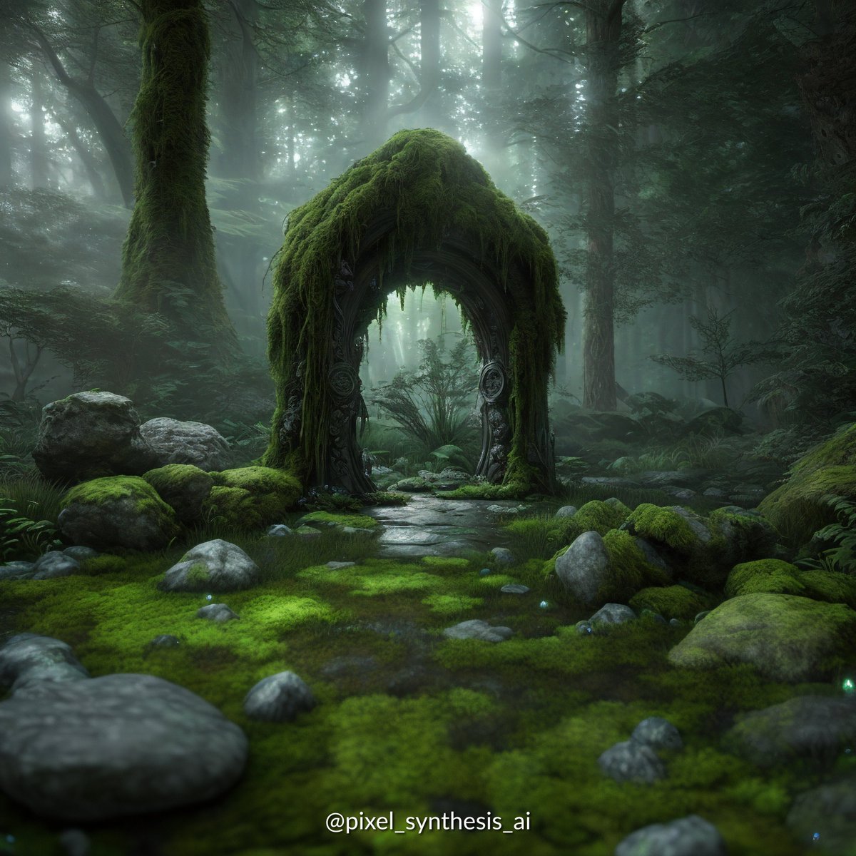 Embark on an ethereal journey through 'Mystical Portal', rendered by AI 🌿✨.

#aiart #aigeneratedart #stablediffusionart #sdxl #huggingface #openai #chatgpt #civitai #airender #digitalart #masterpiece #aiimage #aiimagery #nature #forest #magicalportal #aiartist #aiartistry