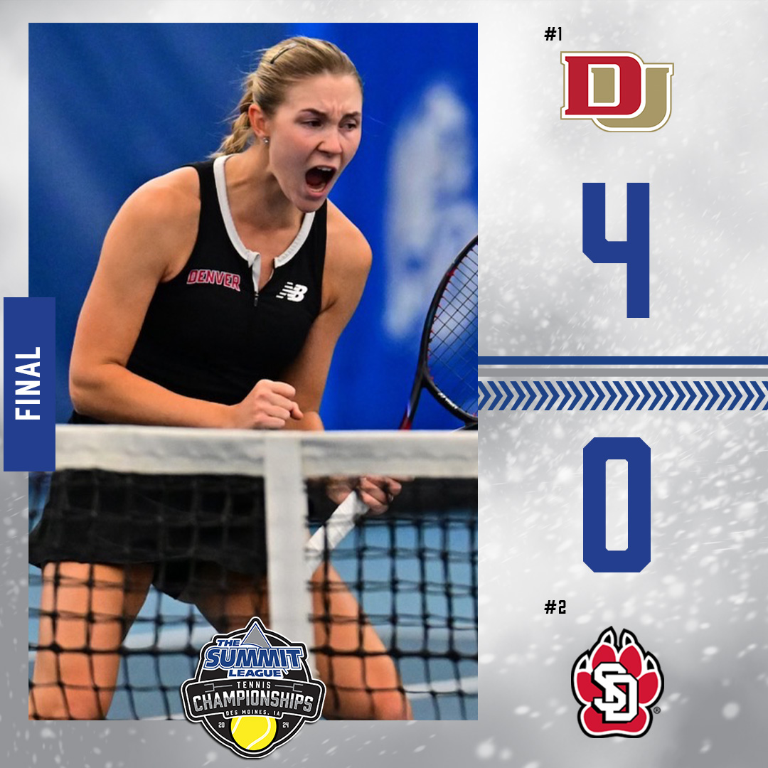 𝐃𝐄𝐂𝐀𝐃𝐄 𝐎𝐅 𝐃𝐎𝐌𝐈𝐍𝐀𝐍𝐂𝐄‼️

For the 10th straight year, @DU_WTennis are your #SummitWTEN Tournament Champions 🏆

#ReachTheSummit