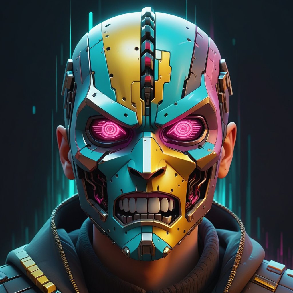 💫🔩 Glitching into cyberspace with a striking #PixelatedMask, jagged lines converge in a mesmerizing digital spectacle! 💿 Blazing with vivid hues and intricate details, this #VectorArt masterpiece elevates a simple drill icon into a mesmerizing #Cyberpunk2024 masterwork.