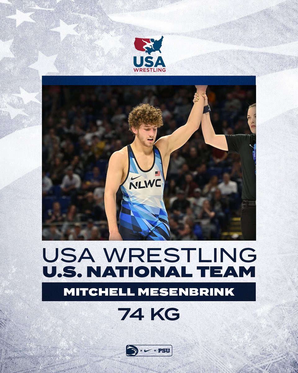Mitchell Mesenbrink takes third at the 2024 US Olympic Trials, earning a spot on the US National Team! #PSUwr