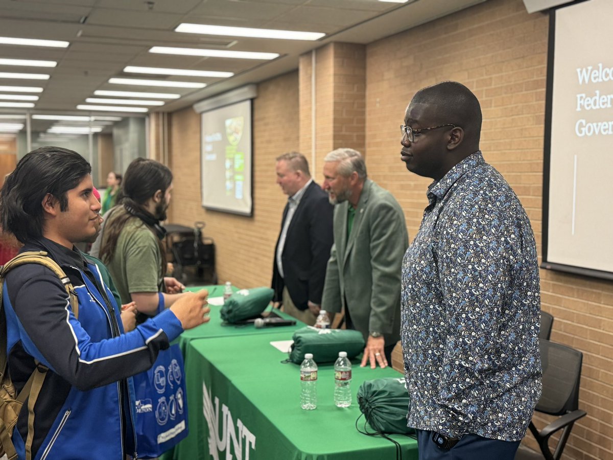 Enjoyed being back on campus at the University of North Texas, this time not as a student but as an alum and speaker! It was great sharing my experiences working in local and now, federal government during the “Careers in Public Affairs” speaker series. #LifeOfKD #GoMeanGreen