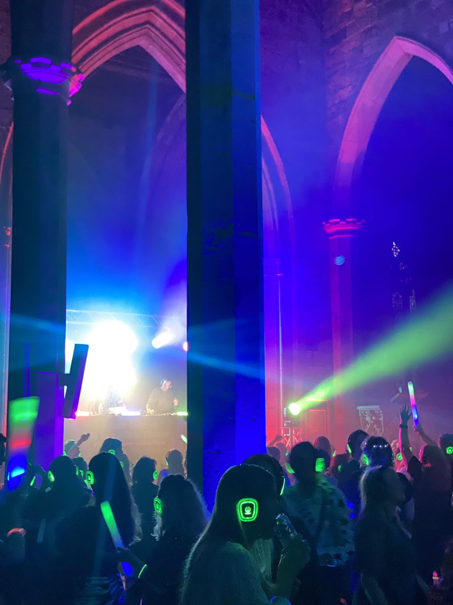 Joebi's tweet photo. Silent disco in Sheffield Cathedral. Fab! https://t.co/6Nfw8MTDH5