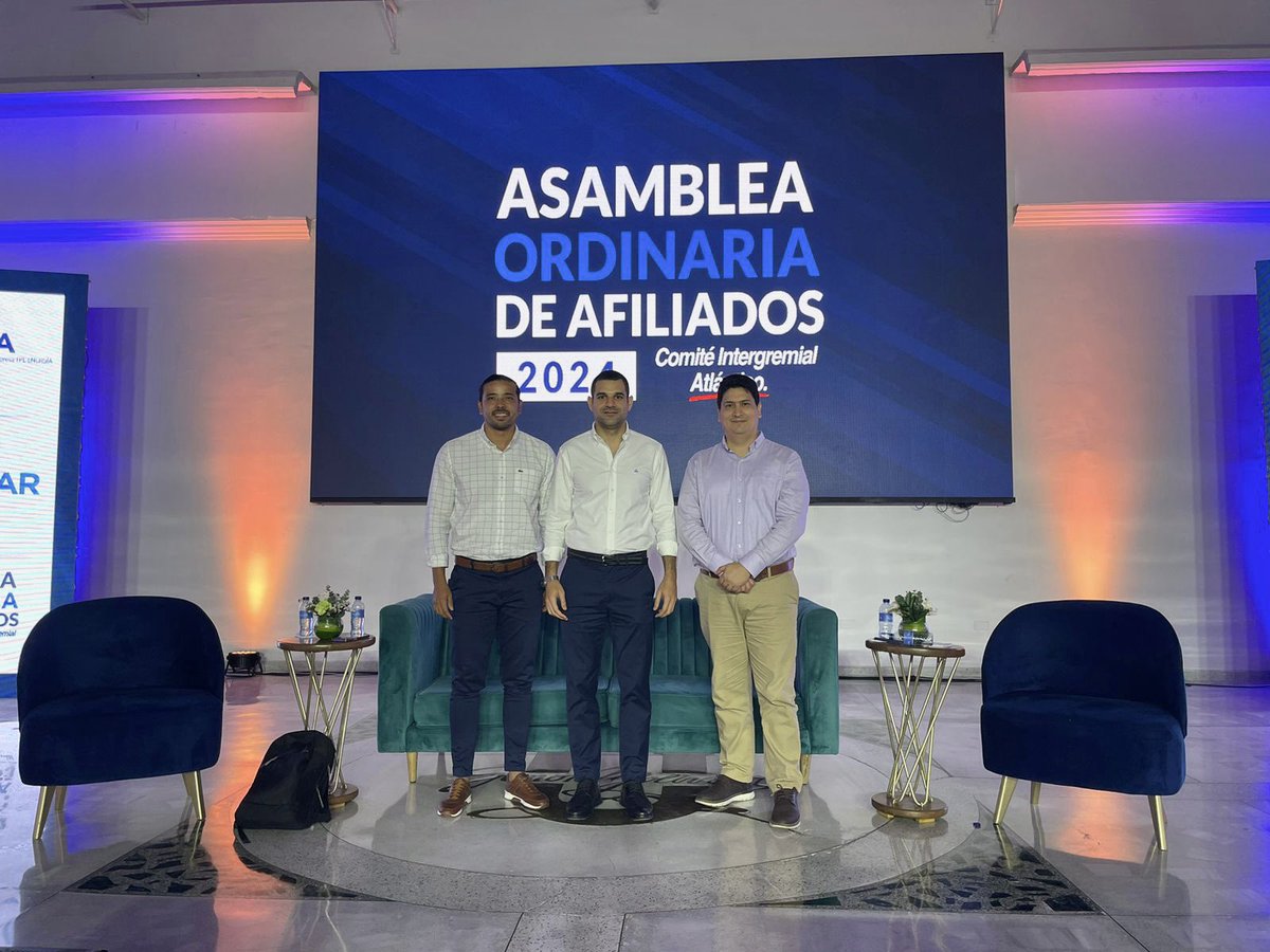 IntergremialMag's tweet image. Acompañamos a @IntergremialAtl en su Asamblea Anual, donde destacamos su invaluable aporte en la consolidación del tejido empresarial y el progreso del departamento del Atlantico.

¡Seguiremos trabajando juntos por un  Caribe próspero y competitivo! #ProgresoRegional #Caribe