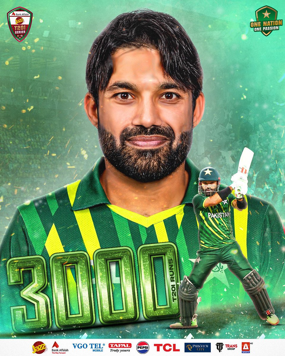 FASTEST TO 3️⃣0️⃣0️⃣0️⃣ T20I RUNS 🚨

<a href="/iMRizwanPak/">Muhammad Rizwan</a> reaches the landmark figure in 7️⃣9️⃣ innings 🥇

#PAKvNZ | #AaTenuMatchDikhawan