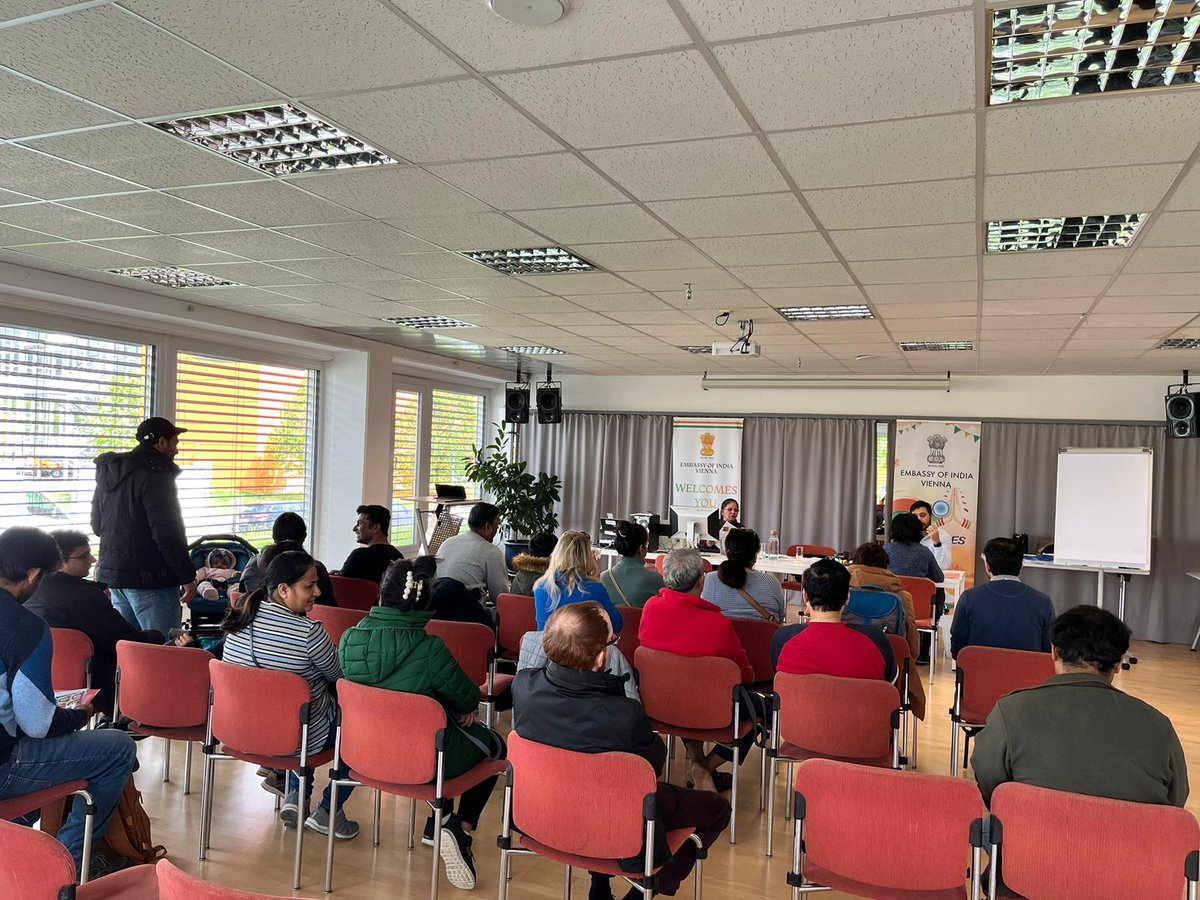 @IndiainAustria held consular camp in Innsbruck,Austria today.Diaspora from regions of Tyrol & Vorarlberg turned up in large numbers to avail consular services & appreciated this initiative to bring consular services closer to them. @IndianDiplomacy @CPVIndia 
@DiasporaDiv_MEA