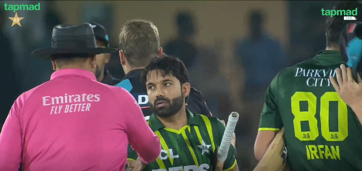 45* off 34 balls for Mohammad Rizwan. He stayed there till the end, well played 🇵🇰❤️

Pakistan have won by 7 wickets 🔥

#PAKvNZ #tapmad #HojaoADFree