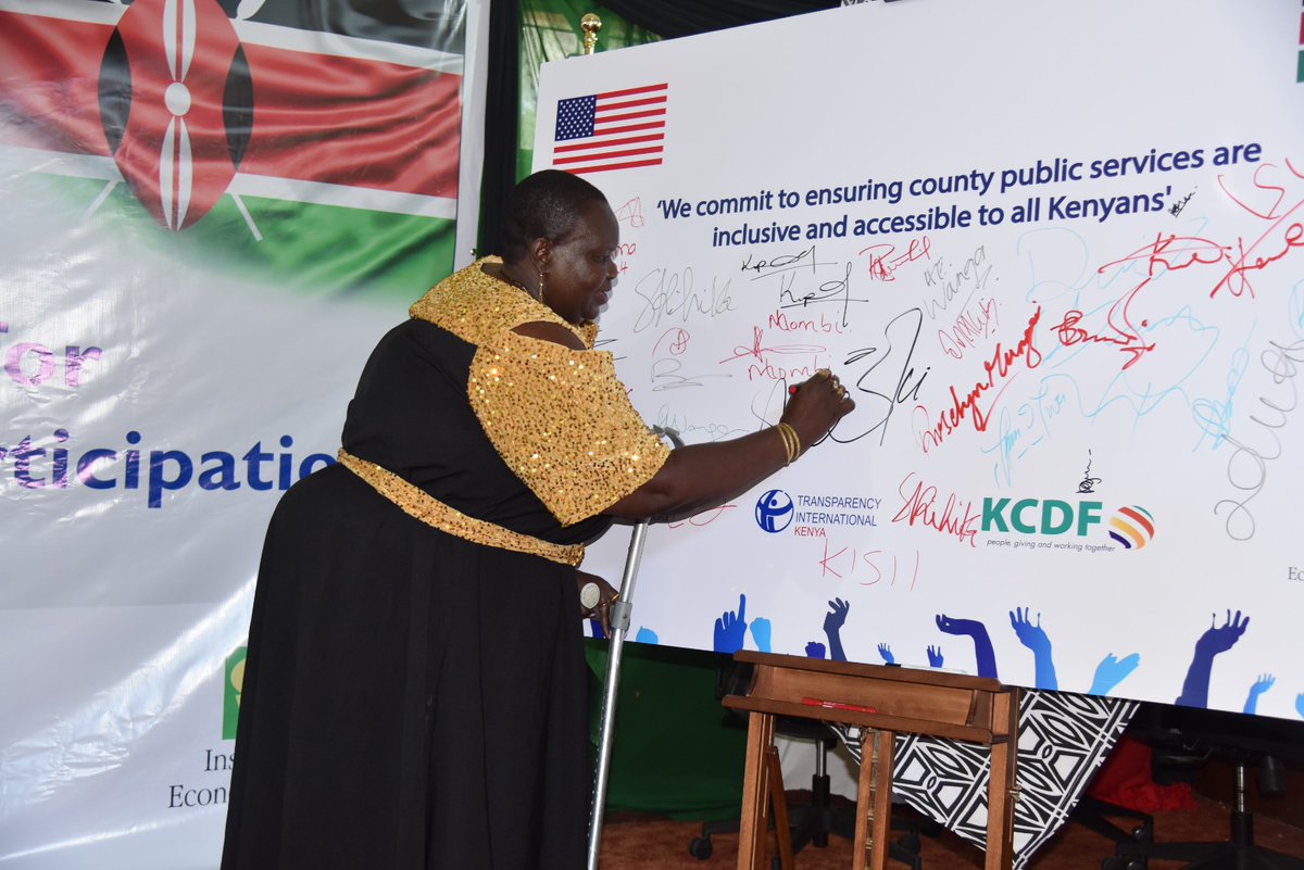 Launching of USAWA PROGRAM.
 The program  will strength the capacity of communities   to hold leaders to account  , ensure funds are well used  and everyone including  Persons with disabilities receives efficient   and accessible health care services.