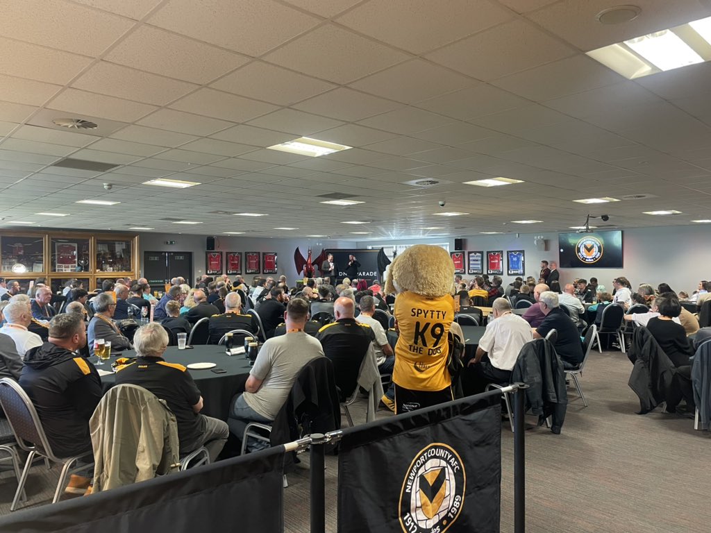 NewportCounty's tweet photo. We’re all set for our Awards Evening here in the Bisley Lounge 🏆 

Your winners to be announced shortly 🔜 

#NCAFC https://t.co/9PpayAuYRu