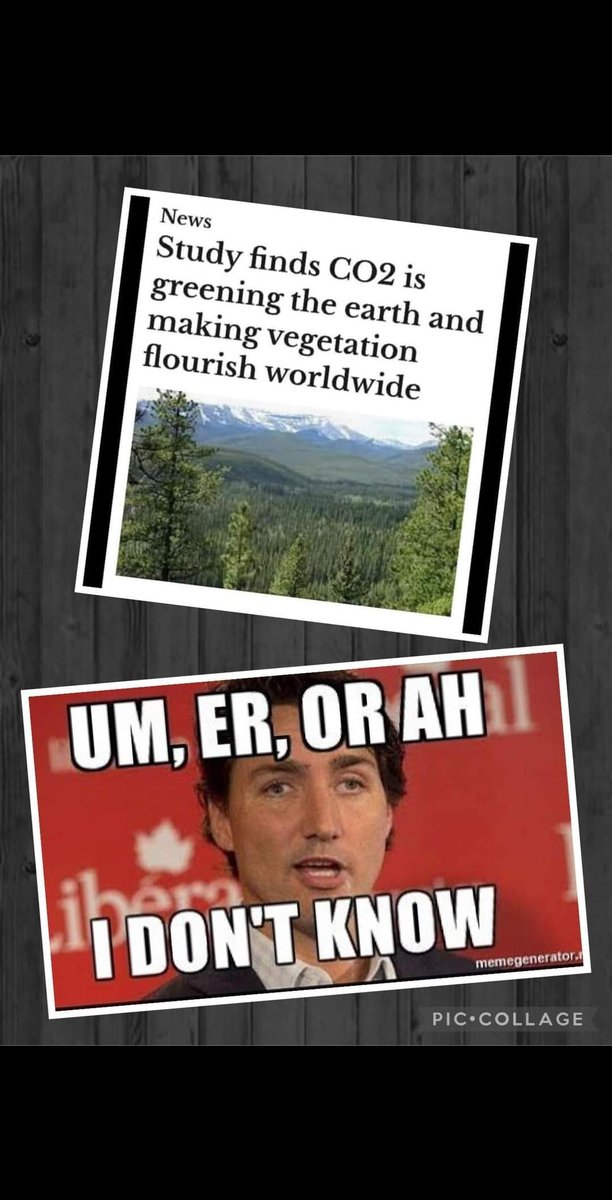 Follow the science. Isn't that their motto? Well, science says the earth is actually doing fantastic! So about that Carbon tax @JustinTrudeau... #axethetax #CarbonTax #carbontaxprotests #ClimateScam #ClimateCon #TrudeauMustGo #TrudeauForTreason #TrudeauDestroyingCanada #freedom