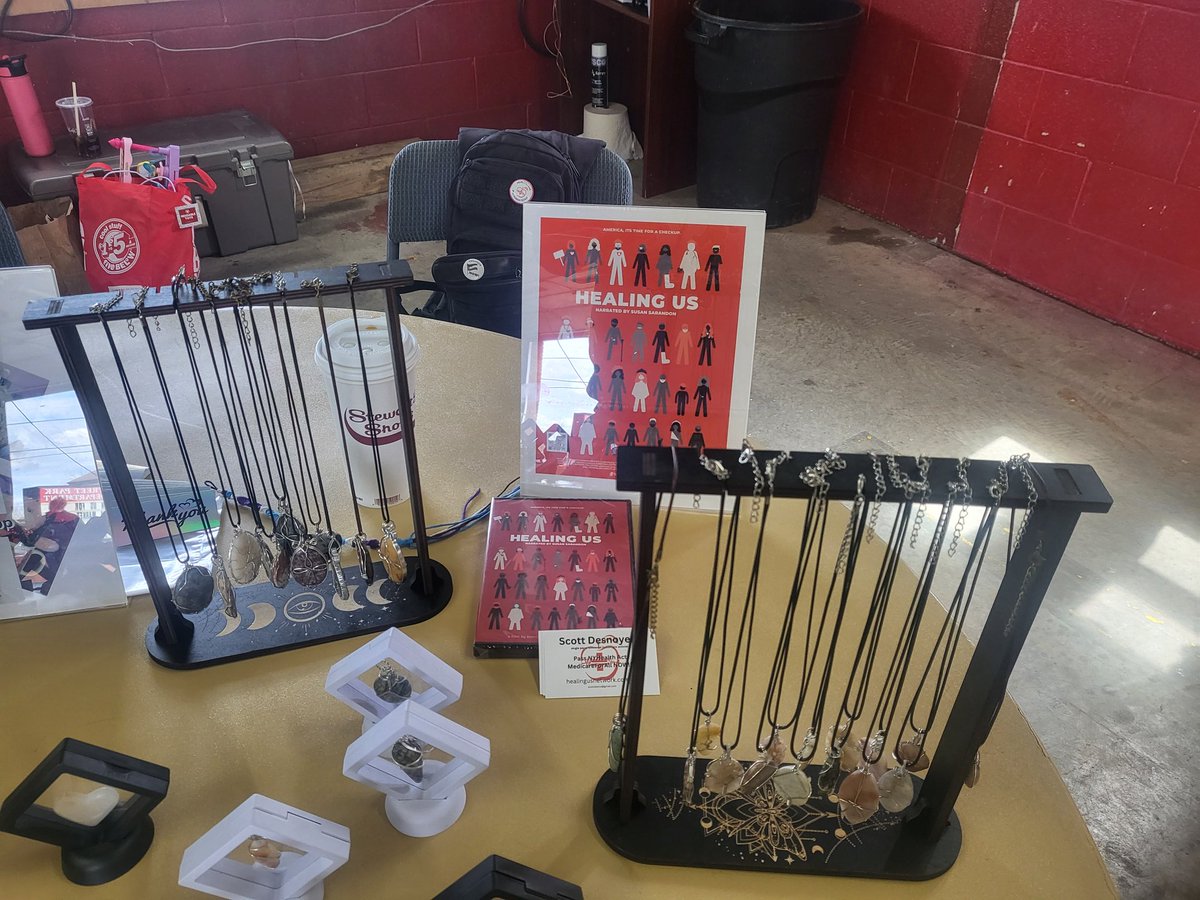 Just sold a copy of <a href="/HealingUSmovie/">Healing US (2023) Movie</a> at cost at our little flea market stand in Mechanicsville Hemstreet fire station.