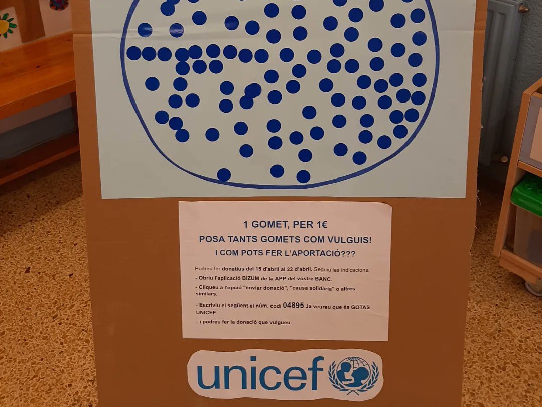 💧"CADA GOTA COMPTA"
La 2a Cursa de l'Aigua UNICEF va tornar a ser un èxit!!! Una cursa solidària, divertida i on l'objectiu final és que tothom arribi a la meta, de la mateixa manera que l'aigua hauria d'arribar a tot arreu. 

#escolamontsantreus #escolaUNICEF #cadagotacompta