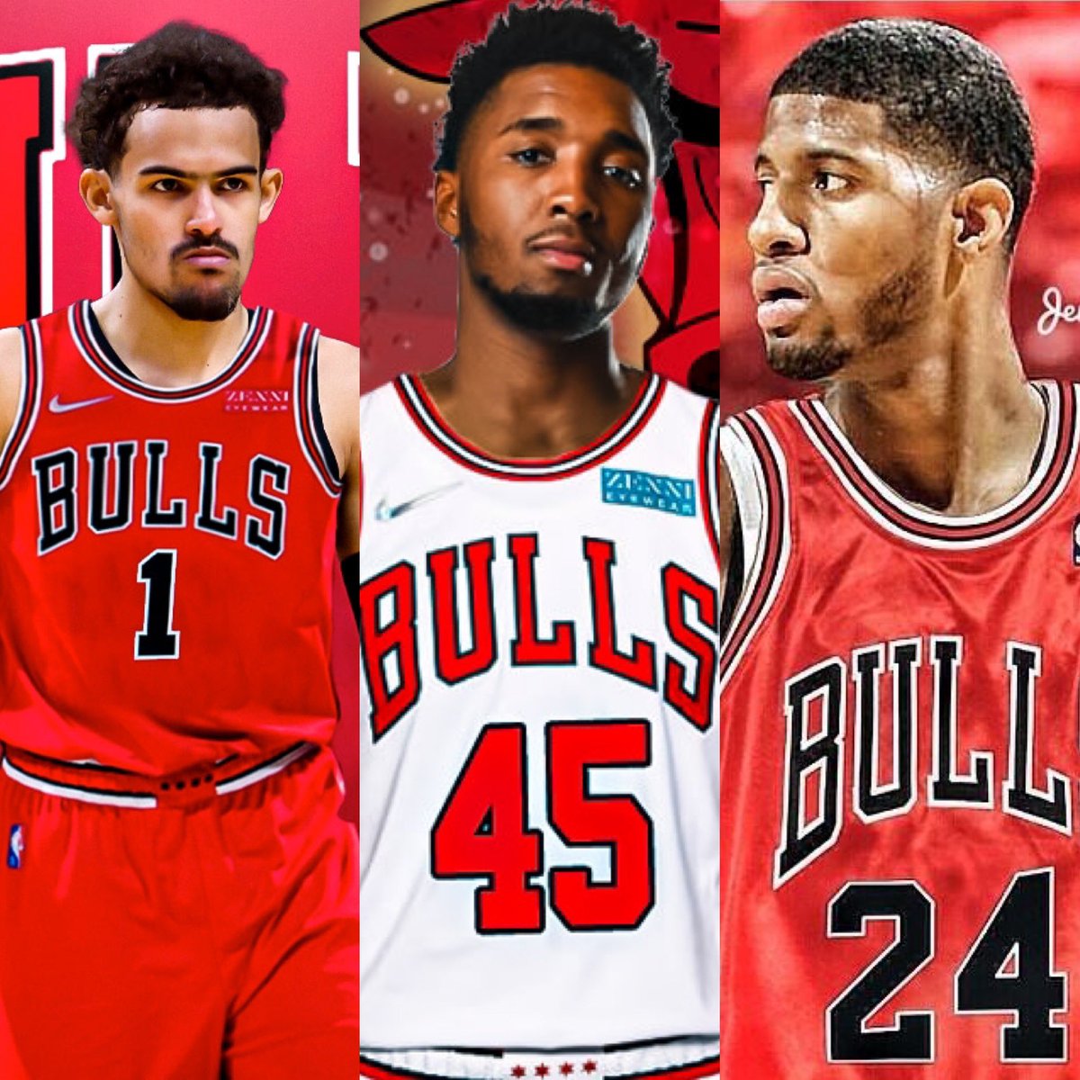 The #Bulls are ‘monitoring’ the availability to acquire Trae Young, Donovan Mitchell, and Paul George this summer, per ESPN’s @JamalCollier