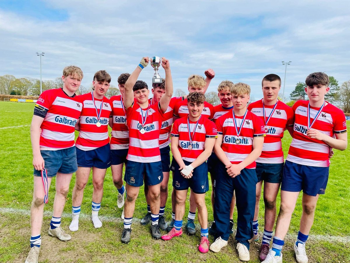 Our under 18s team and the @HoweHarlequins won their respective tournaments at the @kirkcaldyrugby sevens tournament today. Well done to both teams. 👏🏻👏🏻