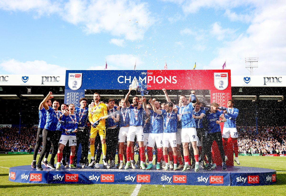 👑 CHAMPIONS 👑

🥇 @Pompey 👏

#EFL | #SkyBetLeagueOne