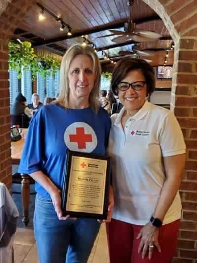 Celebrating Our Volunteer, Melanie Fallon! Our sincerest thanks go out to Melanie and all our Disaster Cycle Services volunteers. If you would like to volunteer like Melanie visit, redcross.org/volunteer.