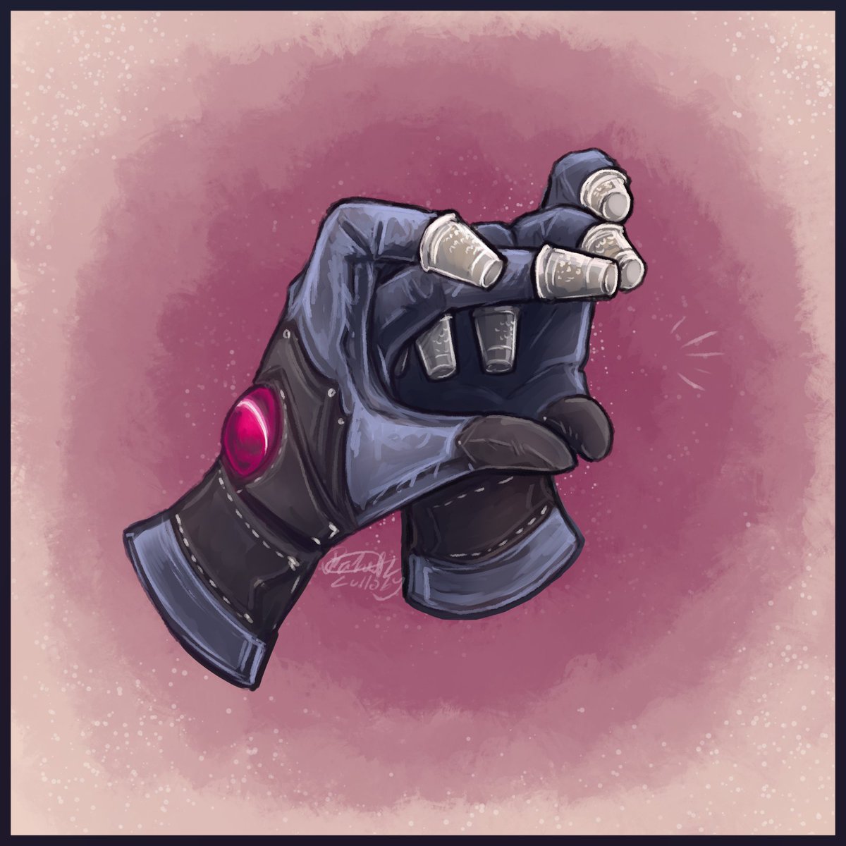 My latest #DnDcharacter - Nimblethimble, a sentient-turned-sapient pair of magical gloves created by fairy magic that now seek a new purpose. 

By the fantastic @Lullabydragon1 

#Eberron #Thelanis