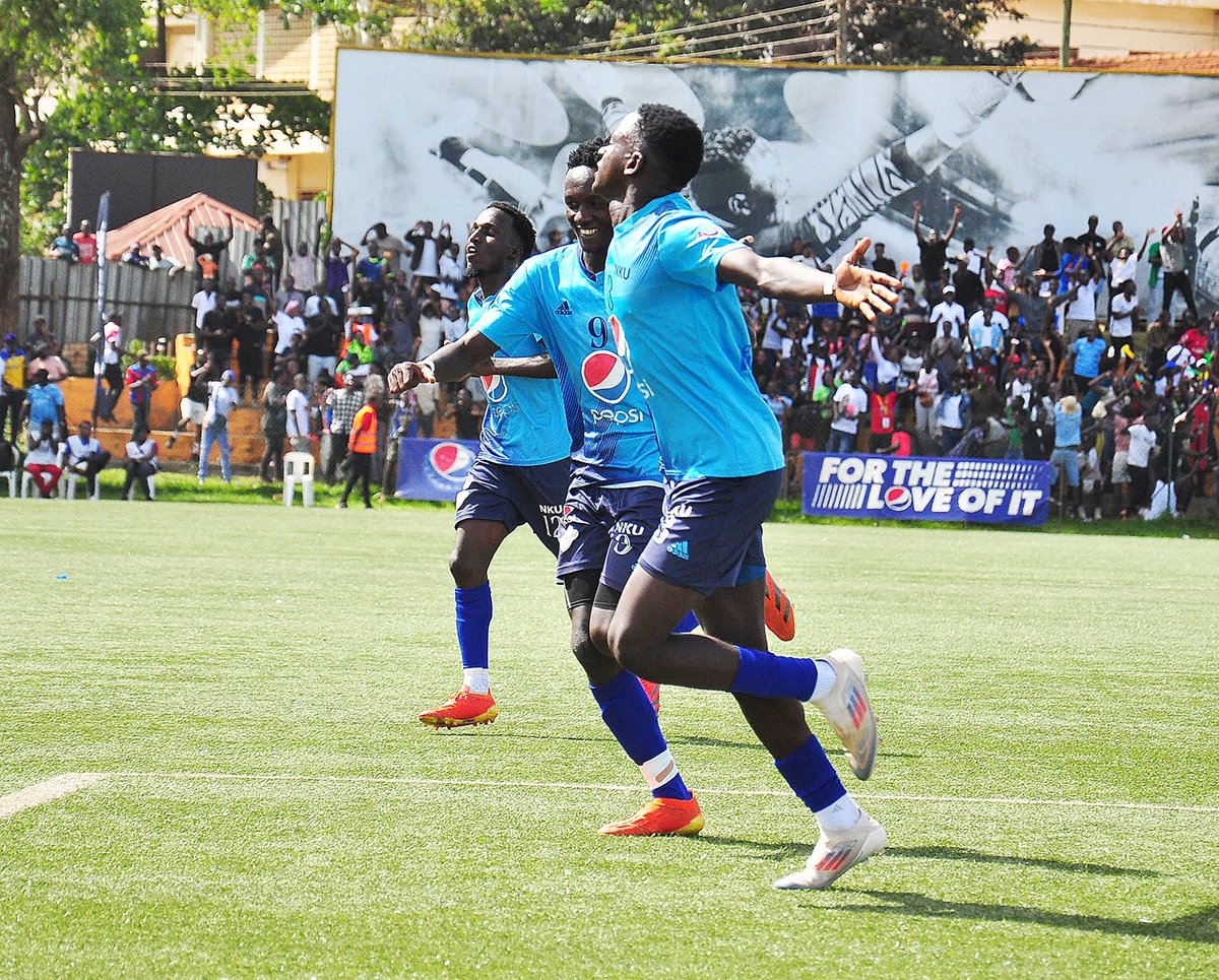 #PepsiUFL | #Final @UCUniversity 0-3 @NkumbaUni ⚽ Ssebadduka Kennedy 10' ⚽ Ismeal Lubega 25 ' ⚽ Musuga Isaac 36' #VoBUpdates | #LivefromLugogo @PepsiUganda @uflug @AwardsReal @Jackshots24 @ucu_sports @tumwesigyeanth1