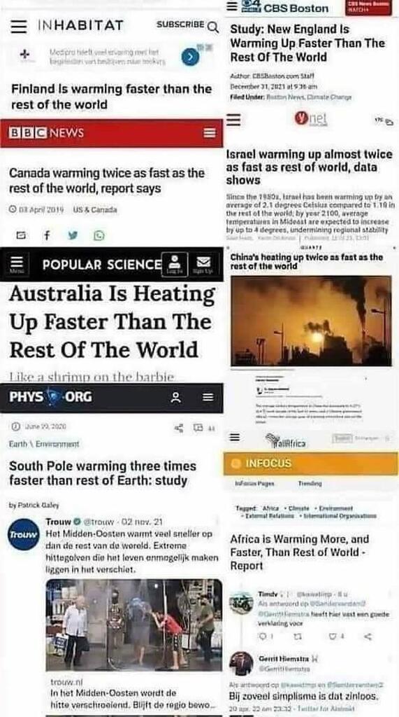 #GlobalClimateStrike #ClimateCrisis #ClimateAction  Everywhere is heating up faster than the rest of the world.