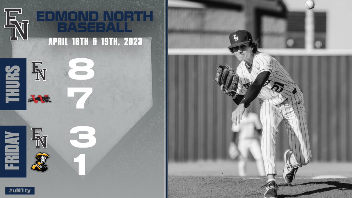 Edmond North Baseball gets two wins Thursday & Friday over Westmoore & Sand Springs! #HuskyNation #uN1ty @EdNorthBaseball @edmondnorthbaseball