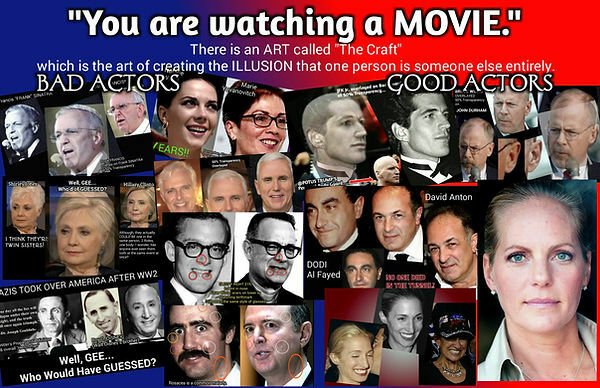 Stephenhunter69's tweet photo. Most of the bad guys have been replaced with actors. You are watching a movie. A necessary distraction, forcing the public to wake up to the evil we have been facing, while Trump and the world military alliance finish cleaning out the underground tunnels 
#DonaldTrump https://t.co/a4dLlI84us