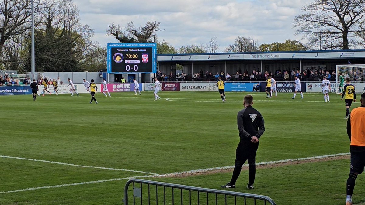 Attendance is 2,800 including an amazing 1,153 York City fans...