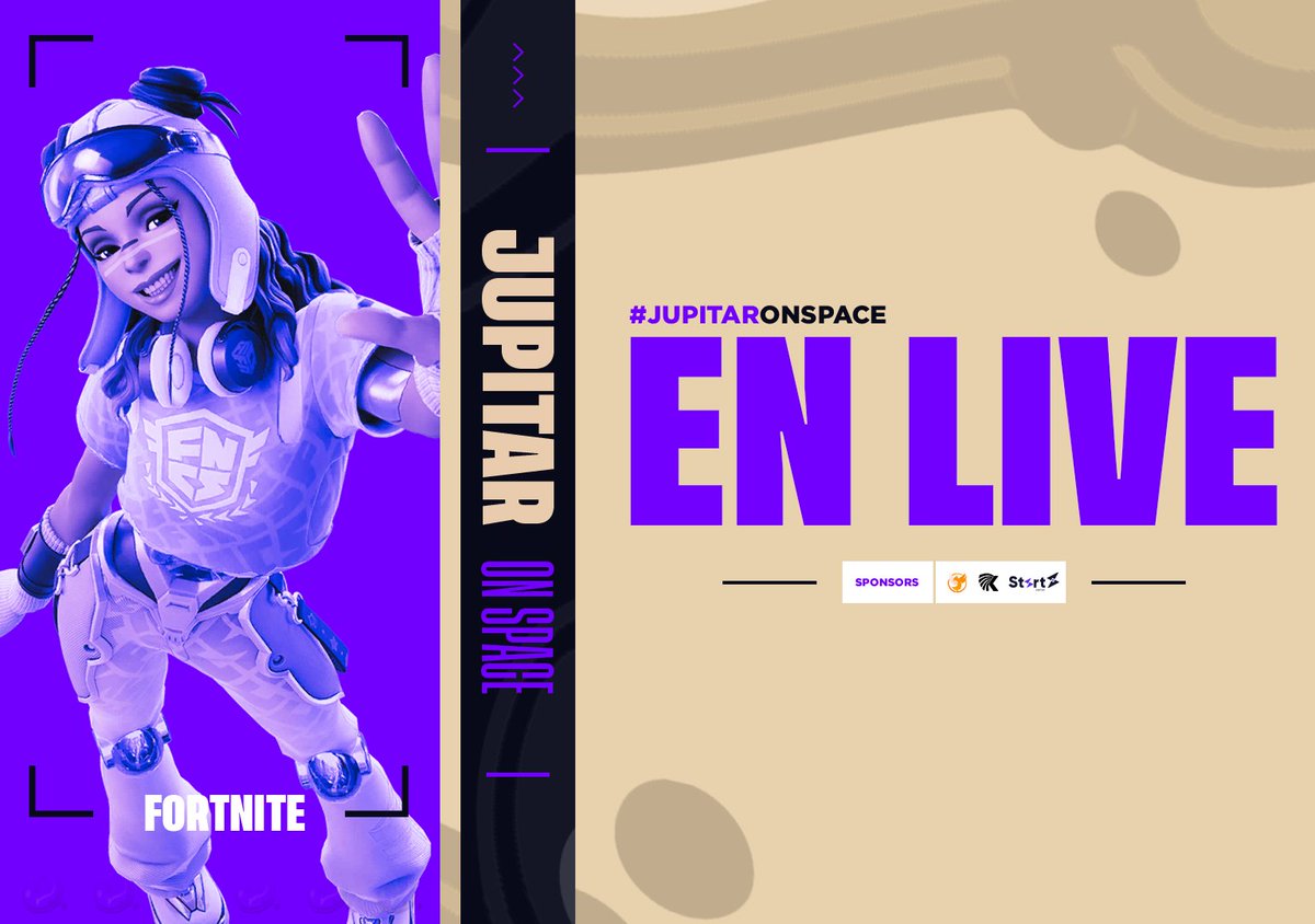 CAST ROUND 2 DES FNCS MAINTENANT ! 🏆

📺: twitch.tv/jupitar_esport
🎙️: <a href="/Tv__Alexis/">JUPITAR ALEXIS</a> 

Il est temps de venir soutenir nos joueurs <a href="/ShowSon_/">ShowSon</a>, <a href="/WarSnipefn/">WarSnipe</a> et @Sloxyxftn ! ✨

#JRonSpace🚀