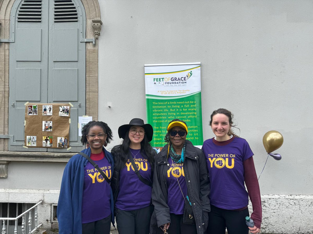 Weldone Team Geneva,Thank you for all your support in providing limbs for amputee and raising awareness of Amputee women and Children.  @IreneOlumese #hitthestreet2024 #thepowerofyou #AmputeeAwareness #InclusionMatters #CreatingChange #GetInvolved  #VolunteerWalk #SpreadTheWord