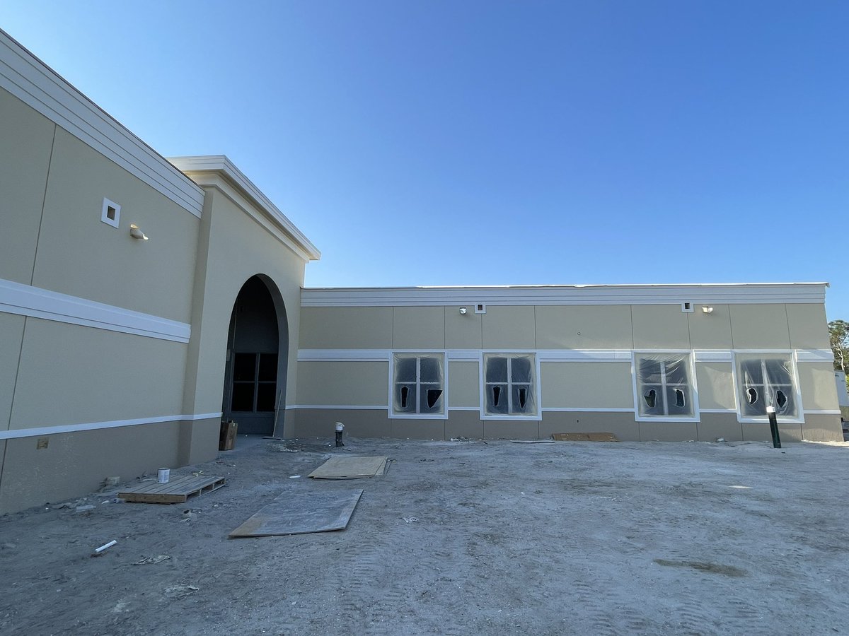 Paint, asphalt, drywall, doors and more! Many thanks to Hedrick Brothers and its subcontractors for working six days a week to complete the Frank DiMino Early Childhood Center on time! #TKAbuilds