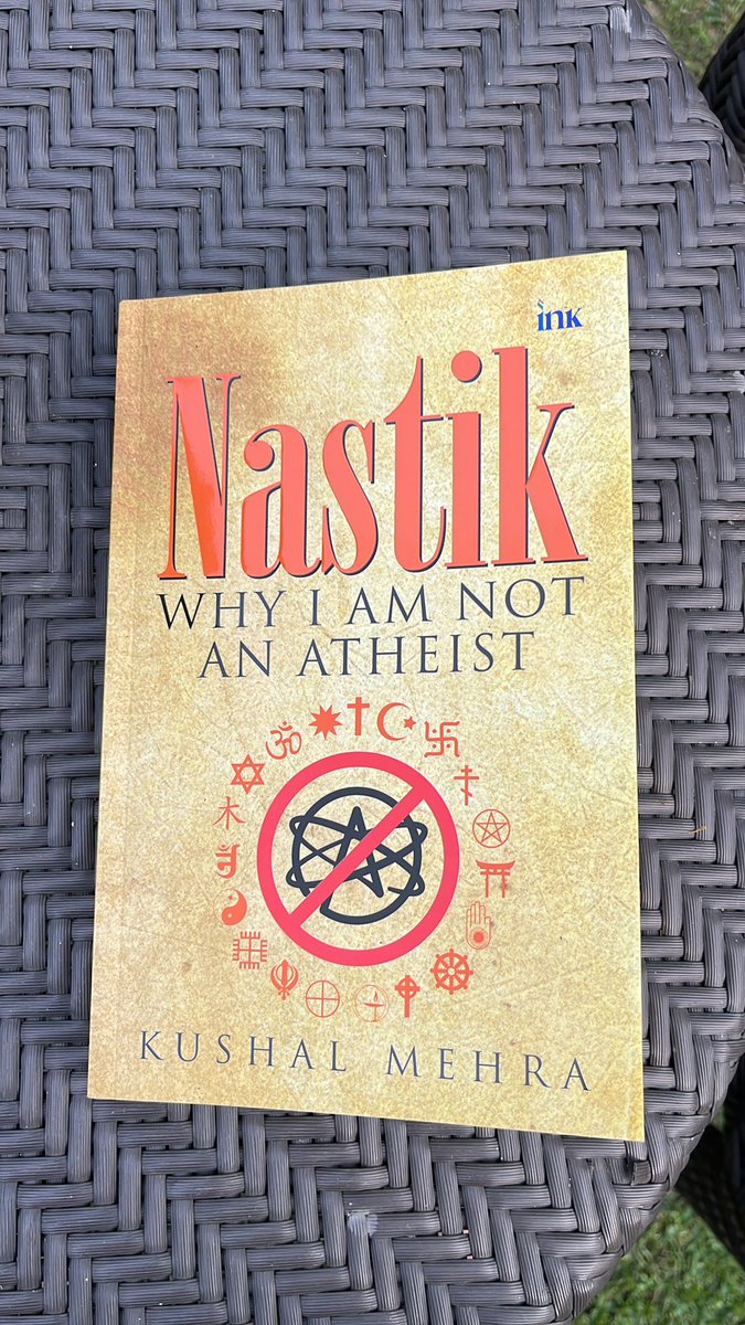 Just finished reading Nastik by @kushal_mehra on the contrast between the Hindu tradition of “atheism” and the Western concept of Atheism. Written in an easy style that clearly explains why a practising Shakta like myself and and a Nastika like Kushal see no contradiction in