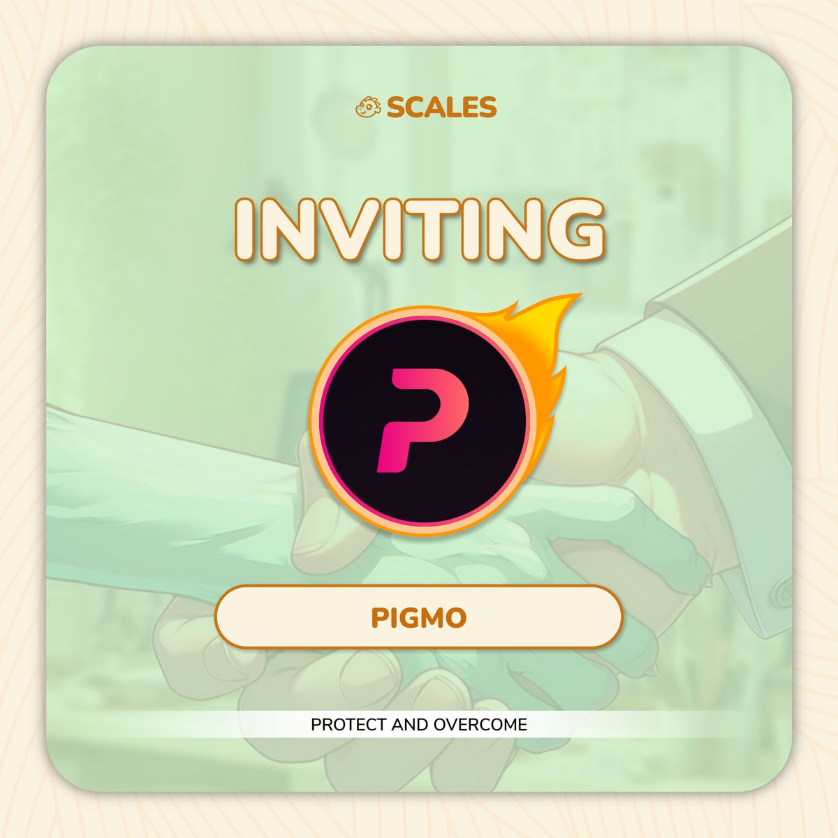 tryscales's tweet image. We would like to formally invite the @pigmo_com community to join SCALES on our ventures in wallet security💚

Join our Discord now to get Protected and secure your $SCALES airdrop