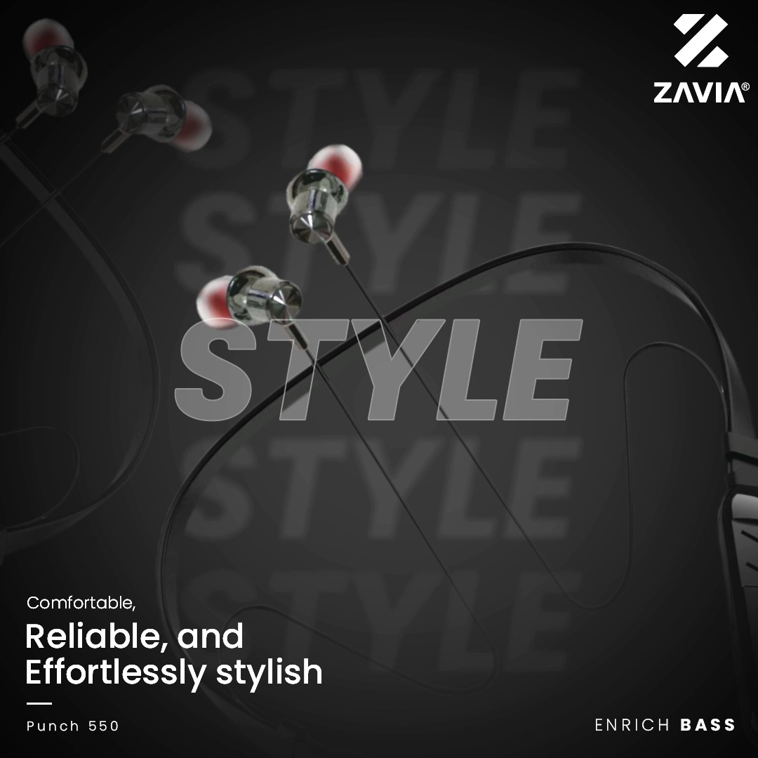 Experience the perfect blend of comfort, reliability, and effortless style with Zavia Punch 550 neckband headphones. . . . #zavia #GamingCommunity #TwsGaming #VirtualReality #uninterruptedgaming #uninterruptedcalls #crystalclearsound #wirelesneckbands #bluetoothtws #seamless