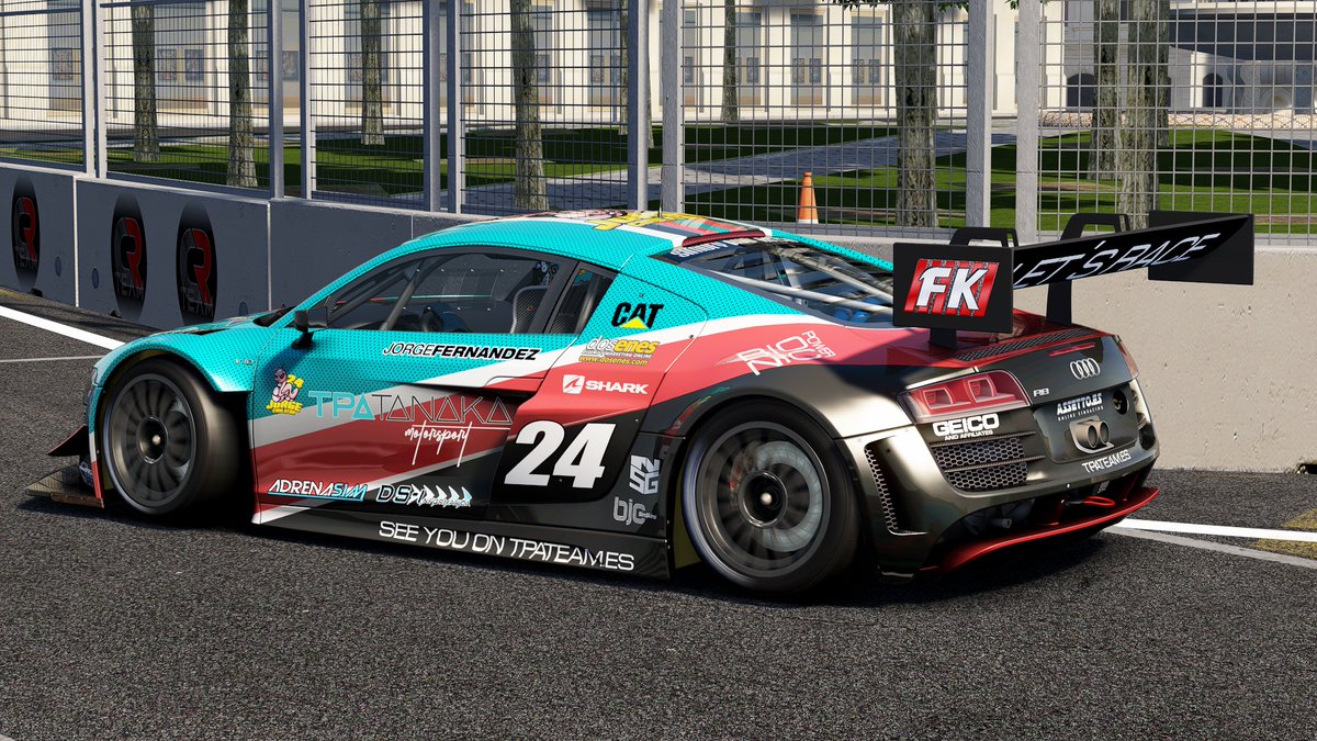 Nuestro compañero <a href="/Cirilator1/">Cirilator</a> (Jorge Fernandez) se une al campeonato
<a href="/simufy/">Simufy</a> Audi R8 Cup organizado por la comunidad de <a href="/Assetto_es/">Assetto.es</a> , en el equipo TPA TANAKA MOTORSPORT
En directo desde twitch.tv/assetto_es con <a href="/joloco97/">Joloco97</a>
Más información en assetto.es/competiciones/