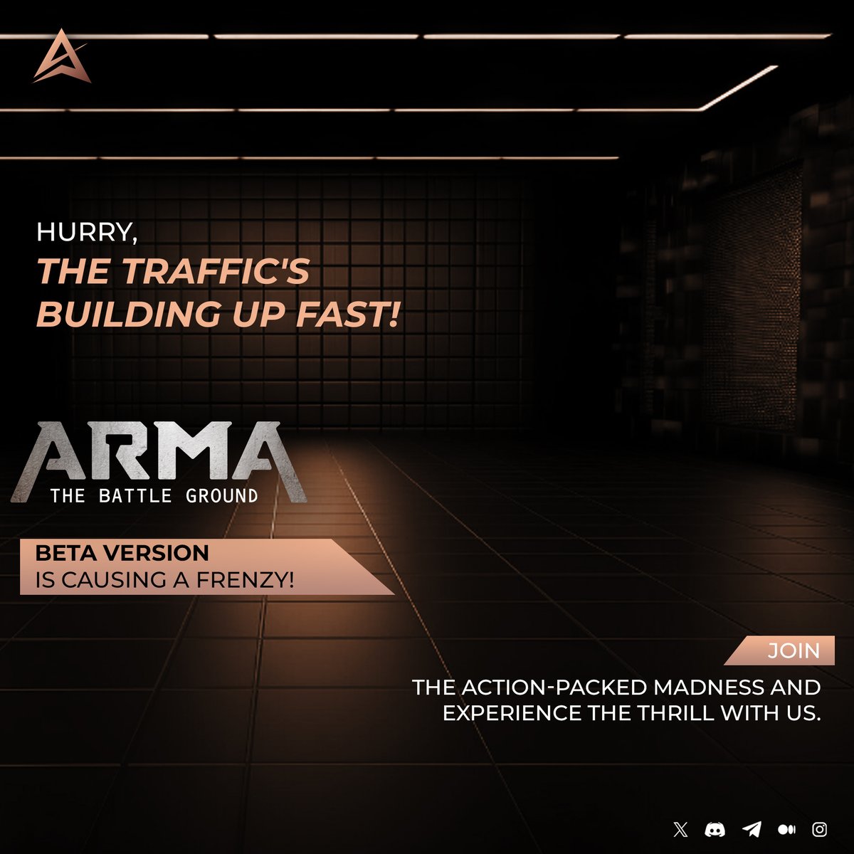 "🌟Experience the frenzy of ARMA: The Battle Ground Beta Version! Jump into the heart-pounding madness and join the excitement.🚨💣" - armanew.s3.amazonaws.com/arma-build/Arm…

#Gamingcommunity #Web3gaming #pcgaming #blockchain #FPS #xbox