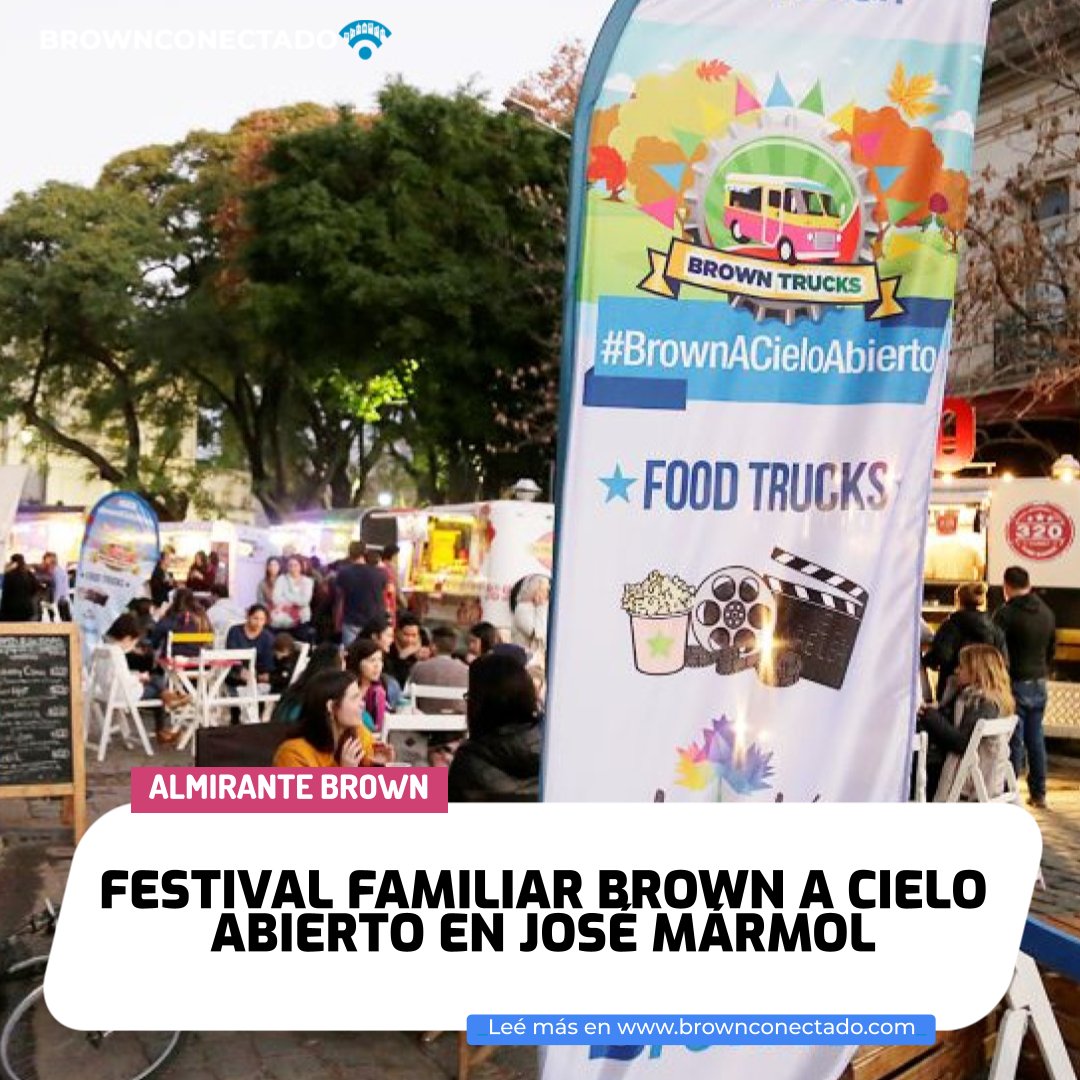 Anuncian el regreso del festival 'Brown a Cielo Abierto' a José Mármol. Se ofrecerán una variedad de actividades para toda la familia, incluyendo gastronomía y emprendedores. 

Nota: brownconectado.com/2024/04/20/jos…

#AlmiranteBrown #festival #familiar #BrownACieloAbierto #JoseMarmol