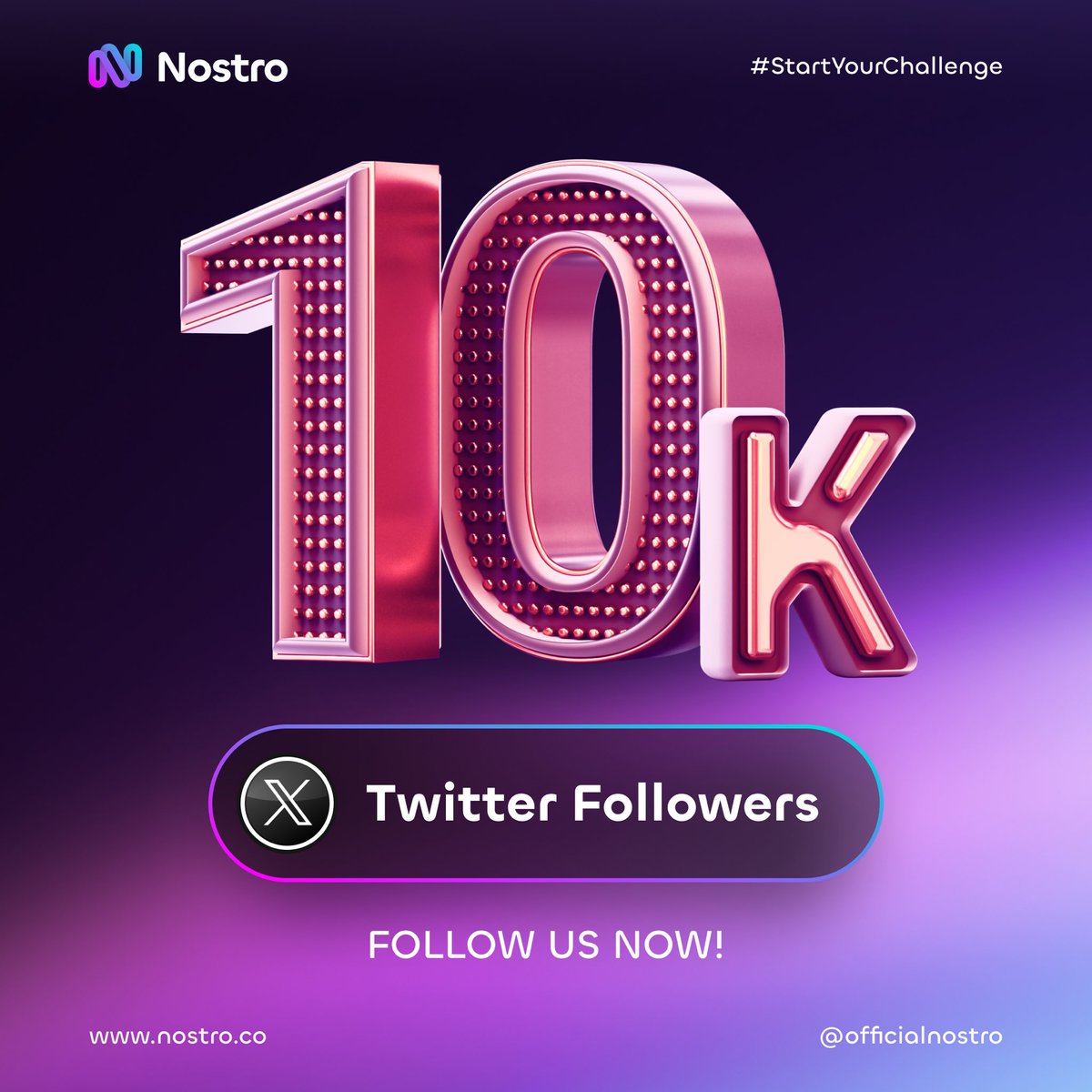 🎉 10K Followers Giveaway Alert! - 25x $5,000 2-Step Accounts 🎉

We're thrilled to announce that we've reached an incredible milestone – 10K followers on Twitter! 🙌 Thank you all for your incredible support and for being a part of our journey. To celebrate this milestone, we're