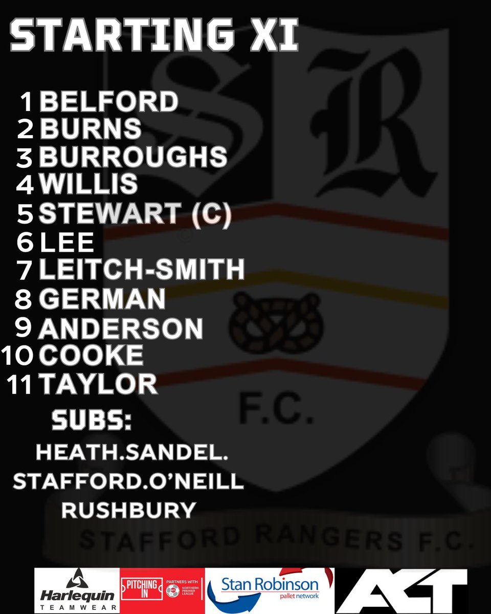 Your Rangers team for todays game