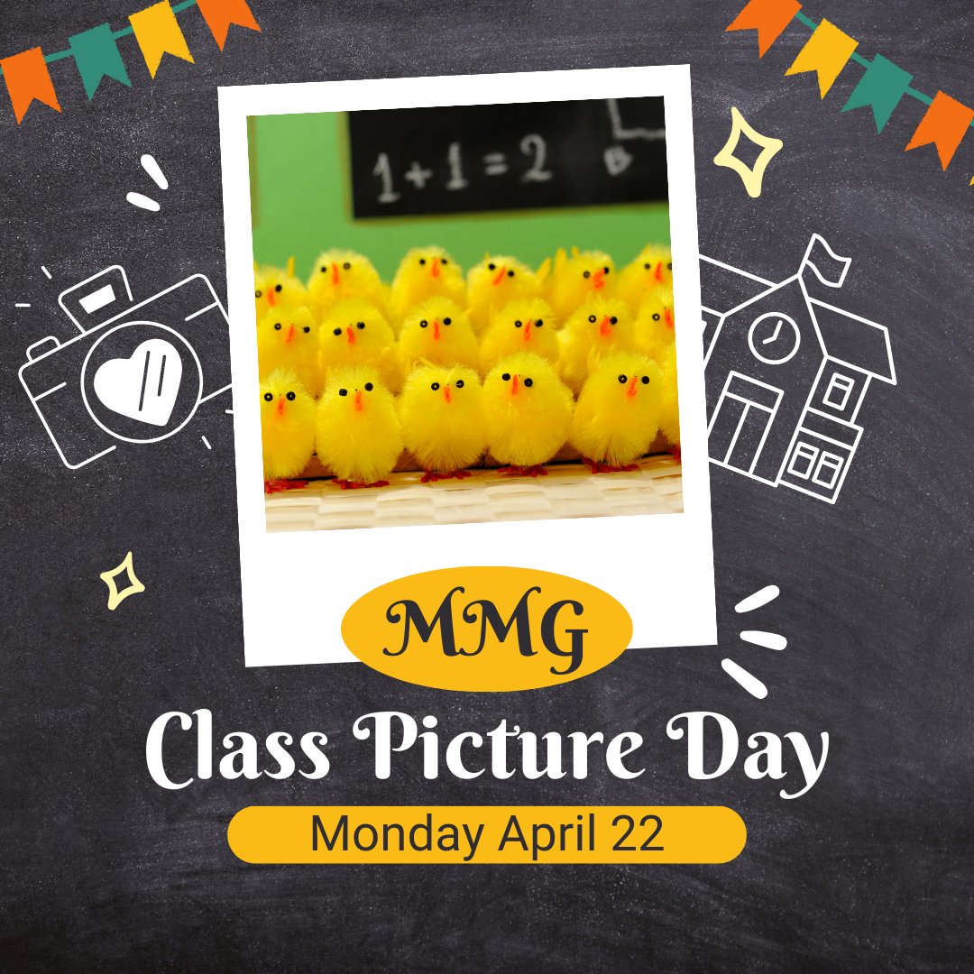 MMG a reminder of class photo day on Monday April 22nd. Bring your biggest smiles! #saycheese @CCSD_edu