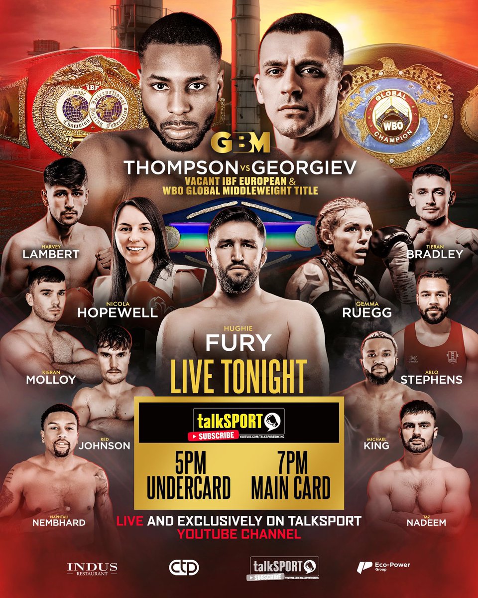 𝐖𝐇𝐄𝐑𝐄 𝐓𝐎 𝐂𝐀𝐓𝐂𝐇 𝐔𝐒 𝐓𝐎𝐍𝐈𝐆𝐇𝐓🚨 Didn’t get a ticket for tonight? Doesn’t mean you can’t enjoy it 𝐋𝐈𝐕𝐄 Chime in to TalkSPORT Boxing YouTube channel from 𝟓𝐏𝐌 to see the stacked card, start to finish💥 #GBMSports | 20.04.24 | Magna Centre | @talkSPORT