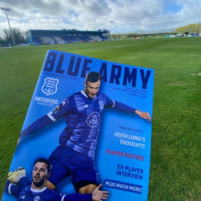 Blue Army Signing with Connor Parsons & Darragh Leahy 🖊 A reminder that our second Blue Army signing session of the season will take place this coming Monday (22nd April) from 5:30pm to 6pm in our Club Shop. #WaterfordFC | @connorparsons_ @darraghleahy98