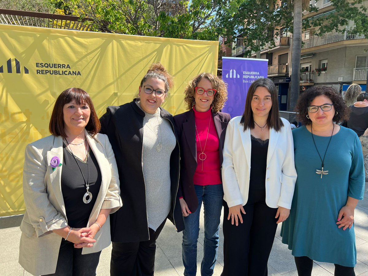 Avui a Castelldefels @ERC_BaixLlobreg hem repassat les polítiques feministes que s'han dut a terme des de la conselleria d'igualtat i feminismes, i hem pogut conèixer millor algunes de les companyes que ens representaran aquestes eleccions al @parlamentcat . #CatalunyaGuanya
