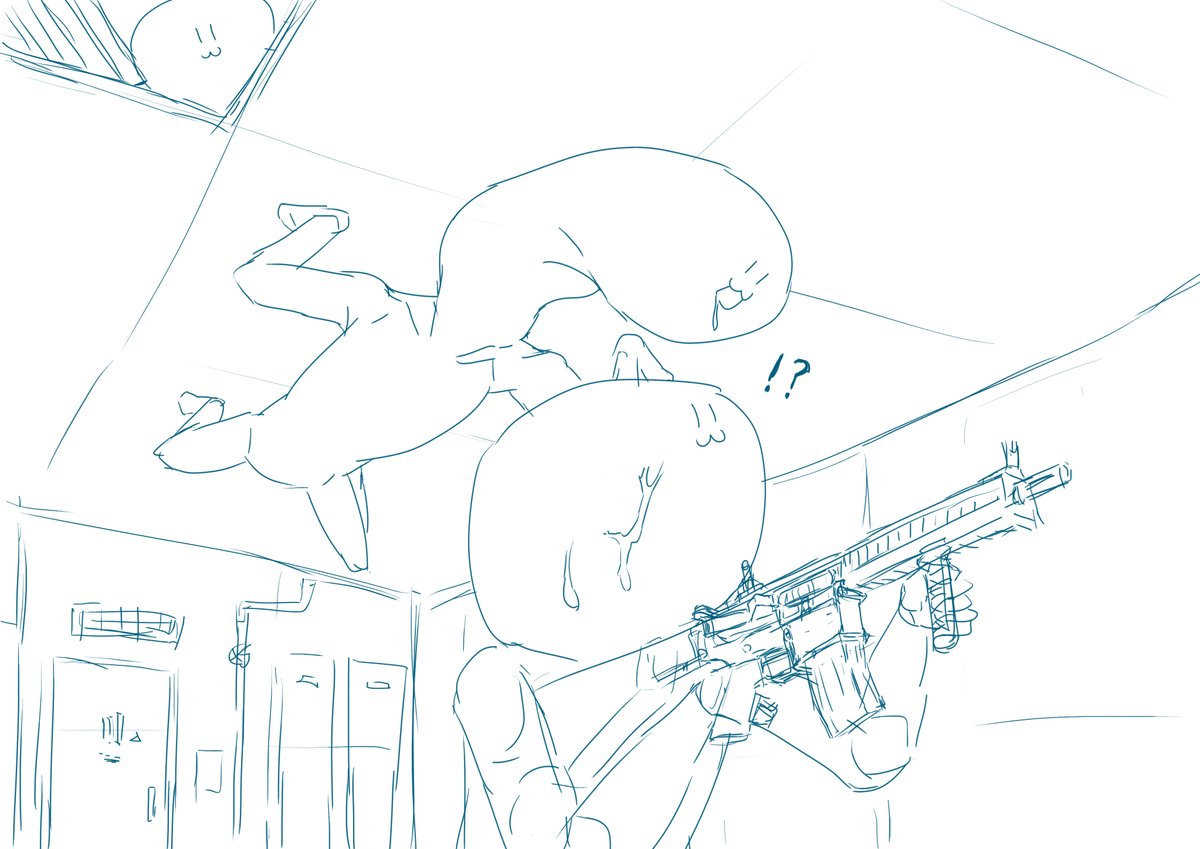 謎の生物武装シリーズ…仕事+酒で脳を焼かれた絵師の落書き 