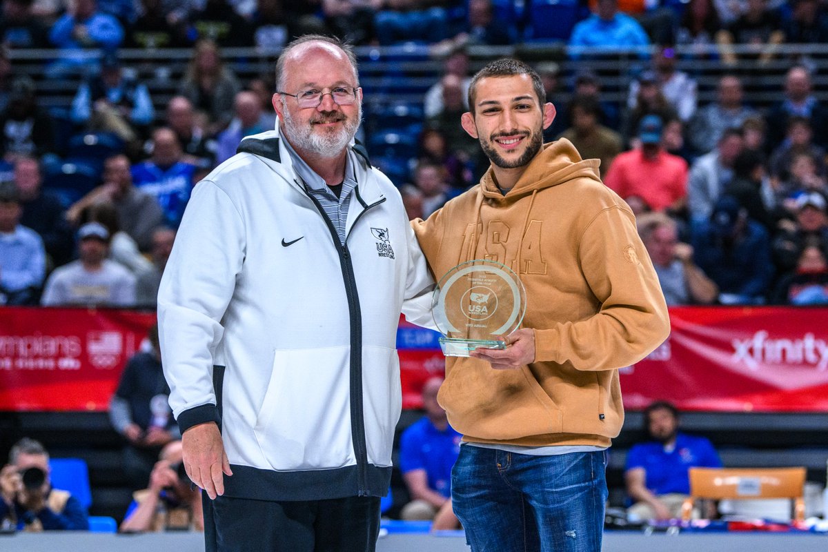 Fun before the the start of the semis last night. tonyrotundo.smugmug.com/WRESTLERS-ARE-…