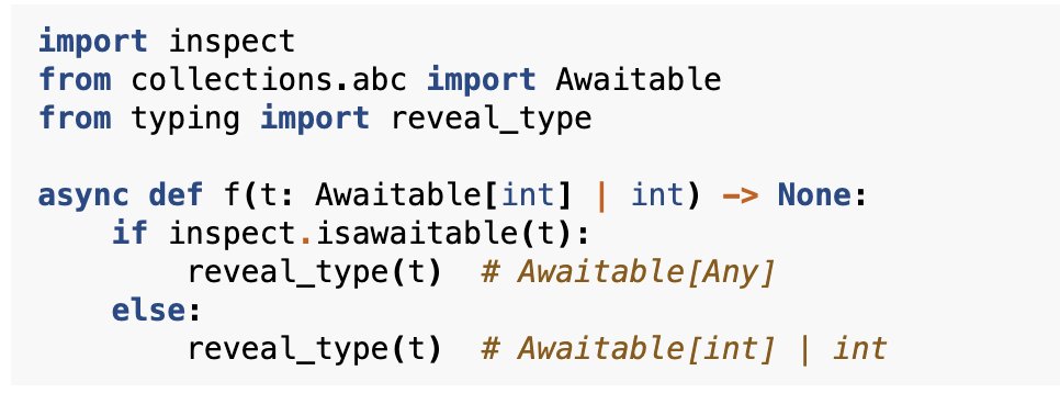 I've always found the behavior of TypeGuard in #Python a bit odd. If I've already narrowed the type in the 'if' branch, the 'else' should exclude it from the union. Now there's a newly accepted PEP that introduces TypeIs to fix it. Weird but okay! peps.python.org/pep-0742/?v=1