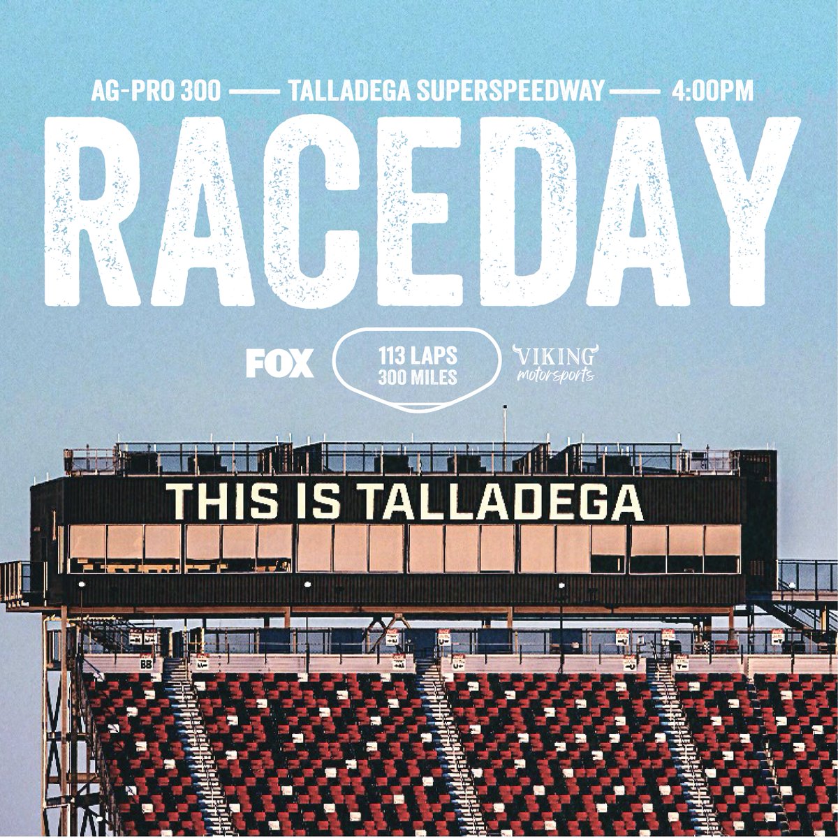 It's race day here at Talladega Superspeedway! We have another exciting day with Matt commanding the 38, showcasing a fresh paint scheme inspired by the children's book, 'The Girl Who Recycled 1 Million Cans.' Catch Matt reading the book in the fan zone this morning at 10:30! 🏁