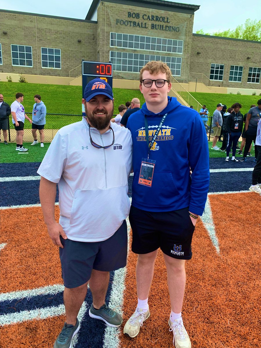 wsand2008's tweet photo. Had an amazing time @UTM_FOOTBALL junior day and spring game! It was great meeting the staff and thanks @CoachSantana_  for the invite! @TBredsFB @CoachLickert @LippertScouting @JimSandfoss @Coach_JSimpson @CoachKBannon @FBCoach_P @CoachAClifton @CoachStoutUTM @dakfollett @AbelMarquezJr