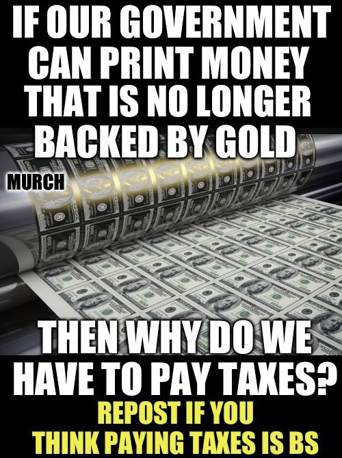 Our tax system is out of control and a complete joke. 

They are not using our tax money for us. They are sending it overseas. 

Get rid of the IRS and abolish the tax system and go with one tax, a flat rate income tax of 10% for everyone. Let’s cut out all the other bs.