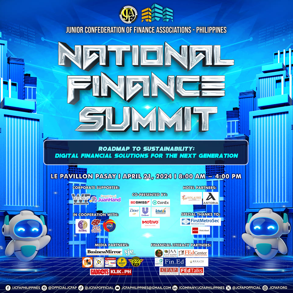 See you tomorrow at the National Finance Summit✨ Co-presented by #CoinEx, the event holds the key to unlocking new perspectives, forging valuable connections, and shaping the future of finance. #Crypto @coinexcom #JCFAPNFS2024 #bullrun @gmmg_official @bitpinas @JcfapOfficial