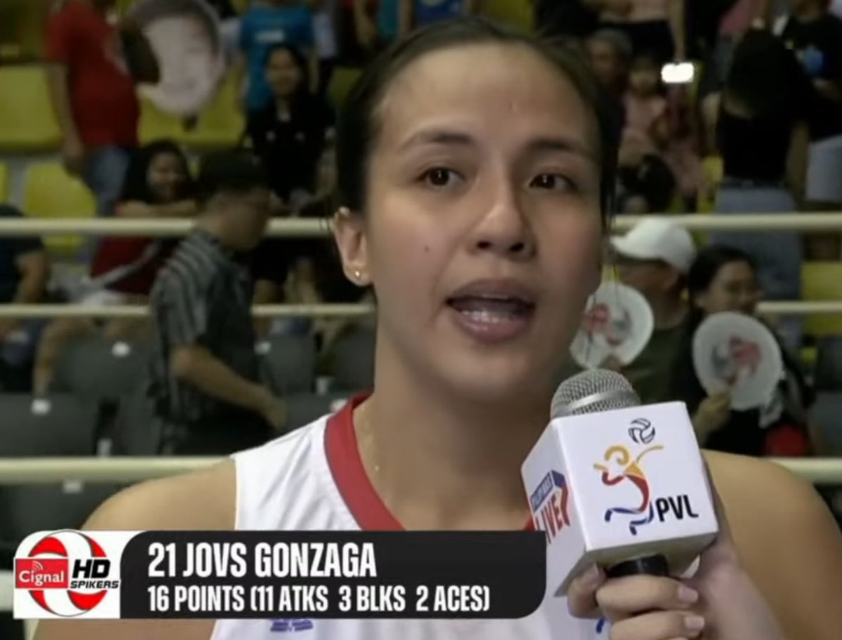 Cignal defeats PLDT in 4 sets (24-26, 26-24, 25-17, 28-26).

Best Player of the Game is Jov Gonzaga with 16 points (11 attacks, 3 blocks, and 2 aces)!

Congrats, @cignalHDspiker! #PVL2024